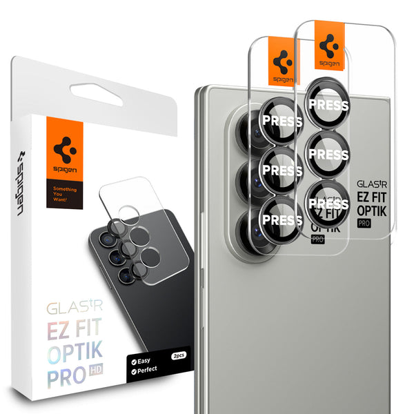 Spigen Galaxy Z Fold 7 Lens Protector – Optik Pro EZ Fit HD (2 Pack)